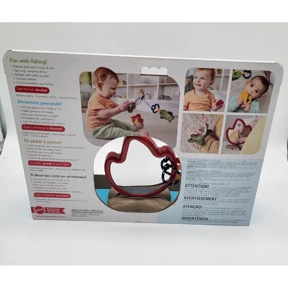 Fisher-Price Mini Me Moments Camp & Crinkle Gift Set 7-Piece Fishing Hiking Toy - Picture 2 of 9